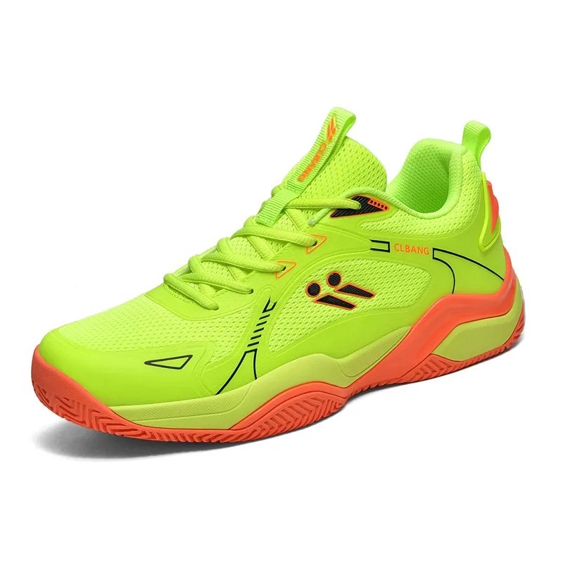 Luxury Brand Badminton Shoes Mesh Breathable Tennis Shoes Comfortable Indoor Court Shoes Super Light Table Tennis Shoe For Men