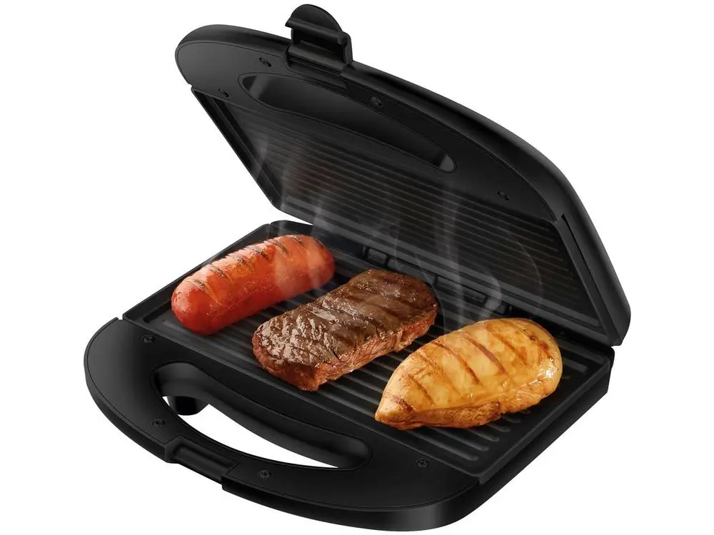 Sanduicheira Grill Ultra Preta 750W S-UT-01 - 110V