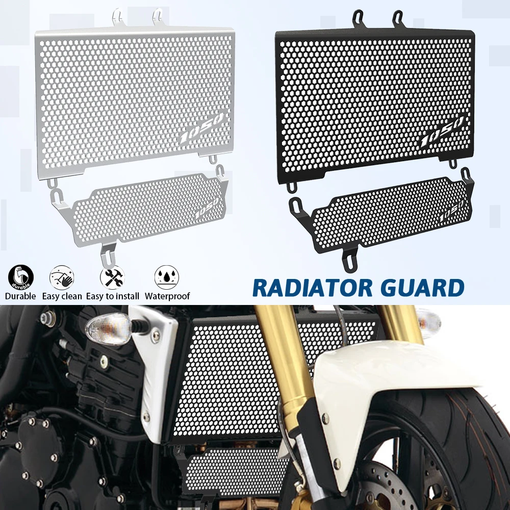 Radiator Guard For Speed Triple 1050 2005-2008 2009 2010 Tank Grille Shield Engine Cooler Protector Cover SpeedTriple1050 Motor