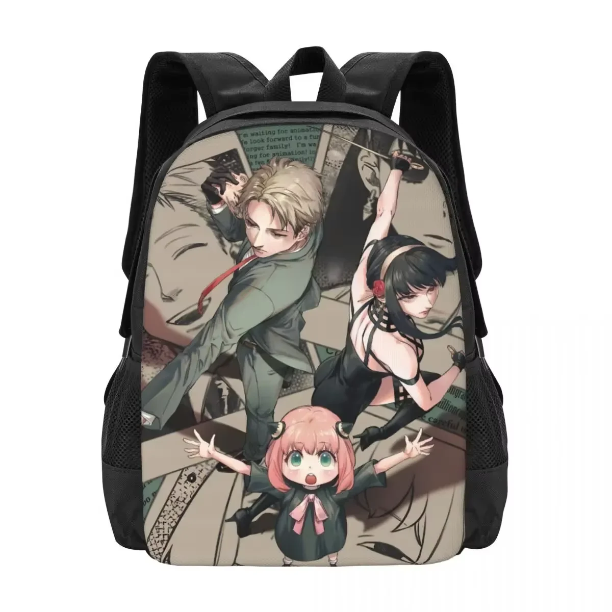 

Anime Spy Family Anya Travel Laptop Backpack, Business College School Computer Bag Gift for Men & Women