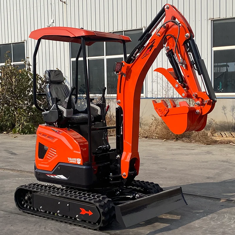 Customized 1.8 Ton Mini Excavator Manufacturer Kubota Engine Digger 1500 Kg Agricultural Customizable EURO 5 Mini Excavator