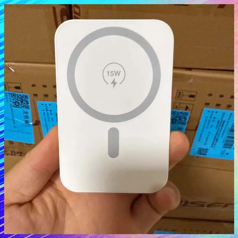 

Магнитный внешний аккумулятор 15 Вт/2,5 Вт, быстрая зарядка, 10000 мАч, портативное зарядное устройство для мобильного телефона с кронштейном, офисный внешний аккумулятор для путешествий