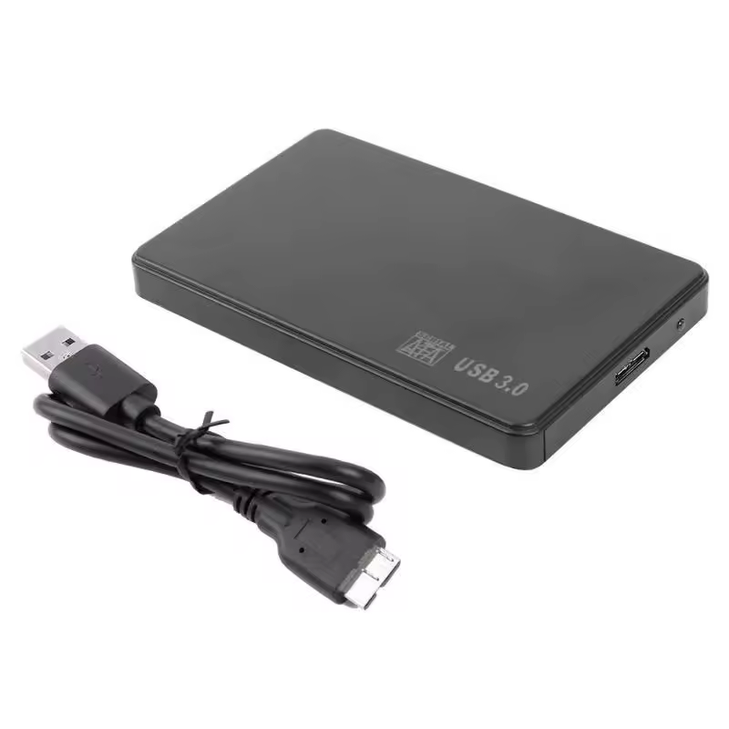Caja de disco duro móvil SATA USB3.0 de 2,5" para caja de disco duro de almacenamiento externo SSD