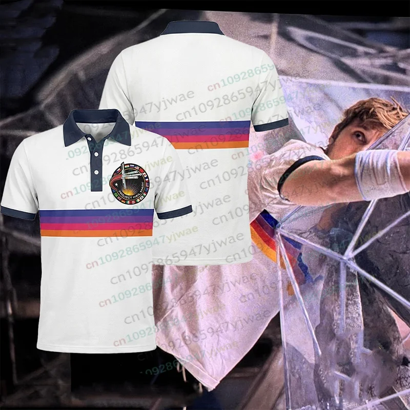 Project Hail Mary Shirt Ringer Tee Mission Patch Hot Ringer Tee Ryan Gosling Wear Ringer Fans T-shirt Women Men's Polo Shirt Tee