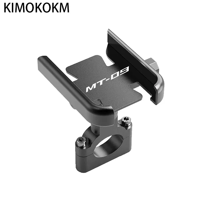 Motorcycle Universal Mobile Phone Holder Aluminum MT09 Bracket Accessories For Honda Yamaha Kawasaki MT 09 2017 2022 2023 2024