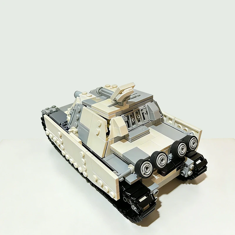 499 PCS Custom Tank Model Brummbar MOC Customize Modular Building Block Creative Design Educational Brick DIY Holiday Toy Gifts