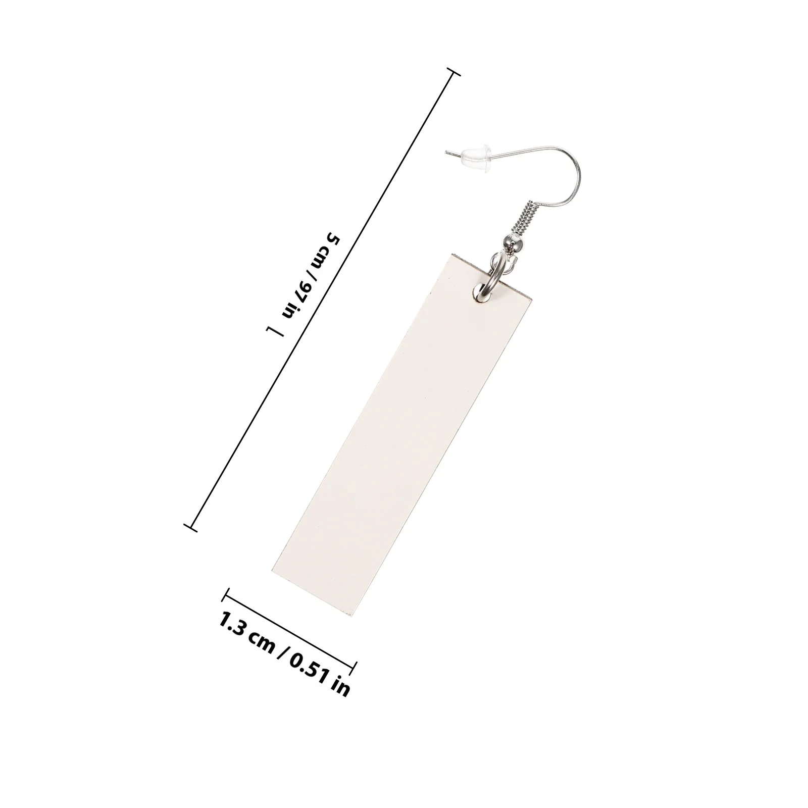 1 مجموعة صنع عدة Diy التسامي للمجوهرات اليدوية المشاريع الحرفية الفراغات الخشبية خفيفة الوزن الحلي الزخرفية القرط