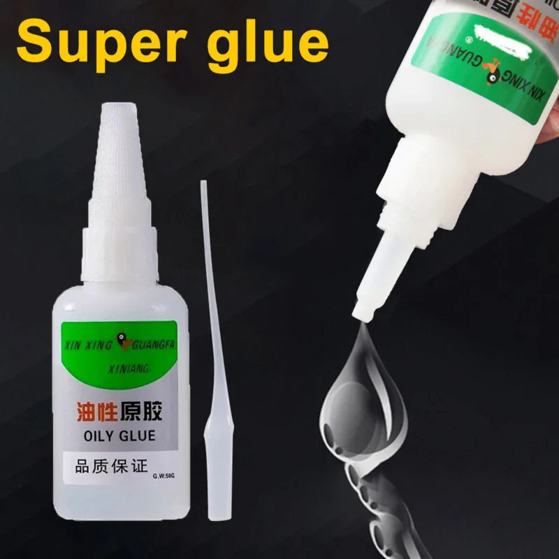 Universal Super Glue for Resin Ceramic Metal Glass, Welding High Strength Oily Glue, Mighty Instant Glue