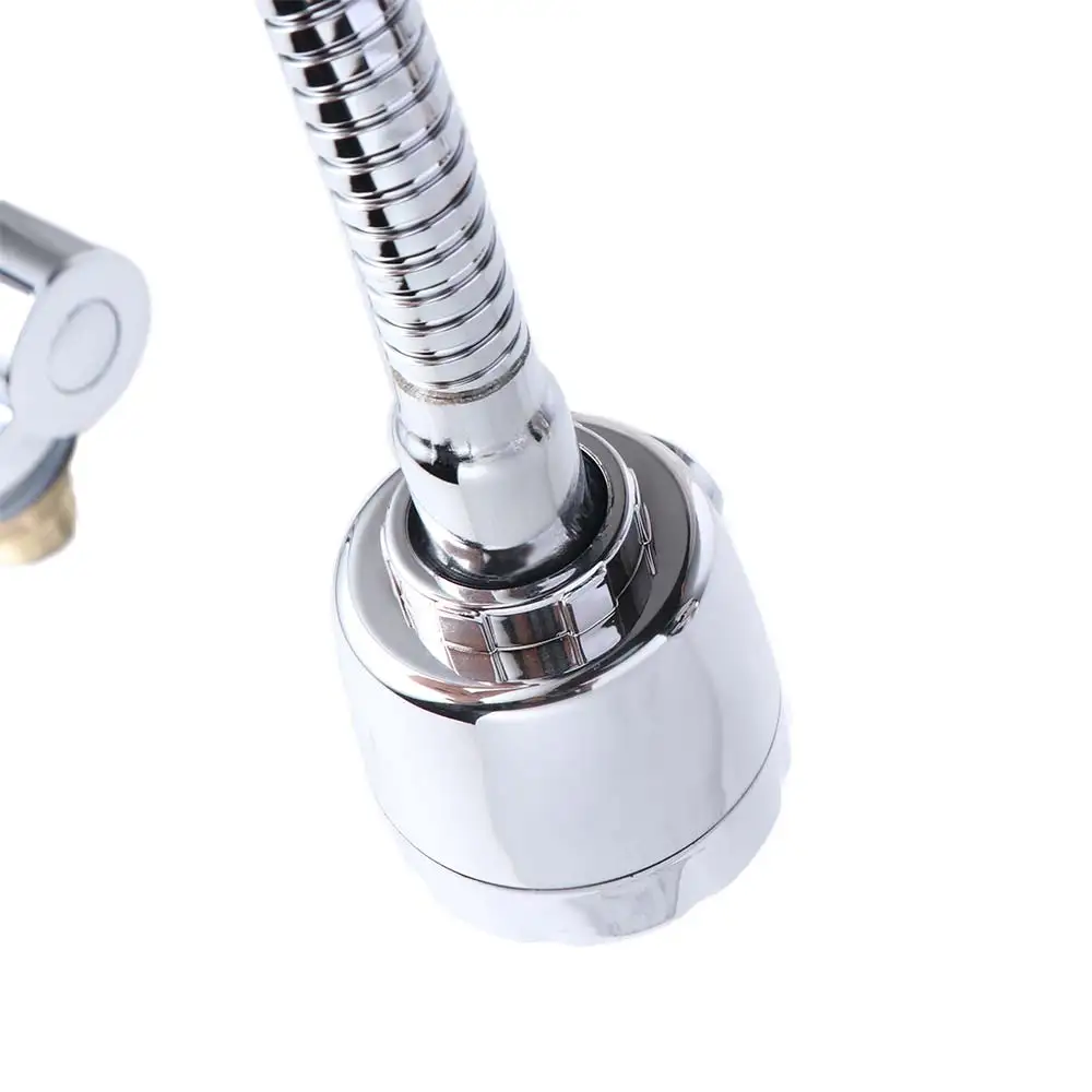 

Rotatable Kitchen Faucet Universal Deck Mounted Kitchen Water Tap Adjustable Mode Stainless Steel Single Cold Water Faucet