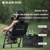 Naturehike Blackdog Wood Armchair Bearing 120kg Seat Camping Folding Chair 600D Thick Double-Layer Oxford Cloth Outdoor Fishing
