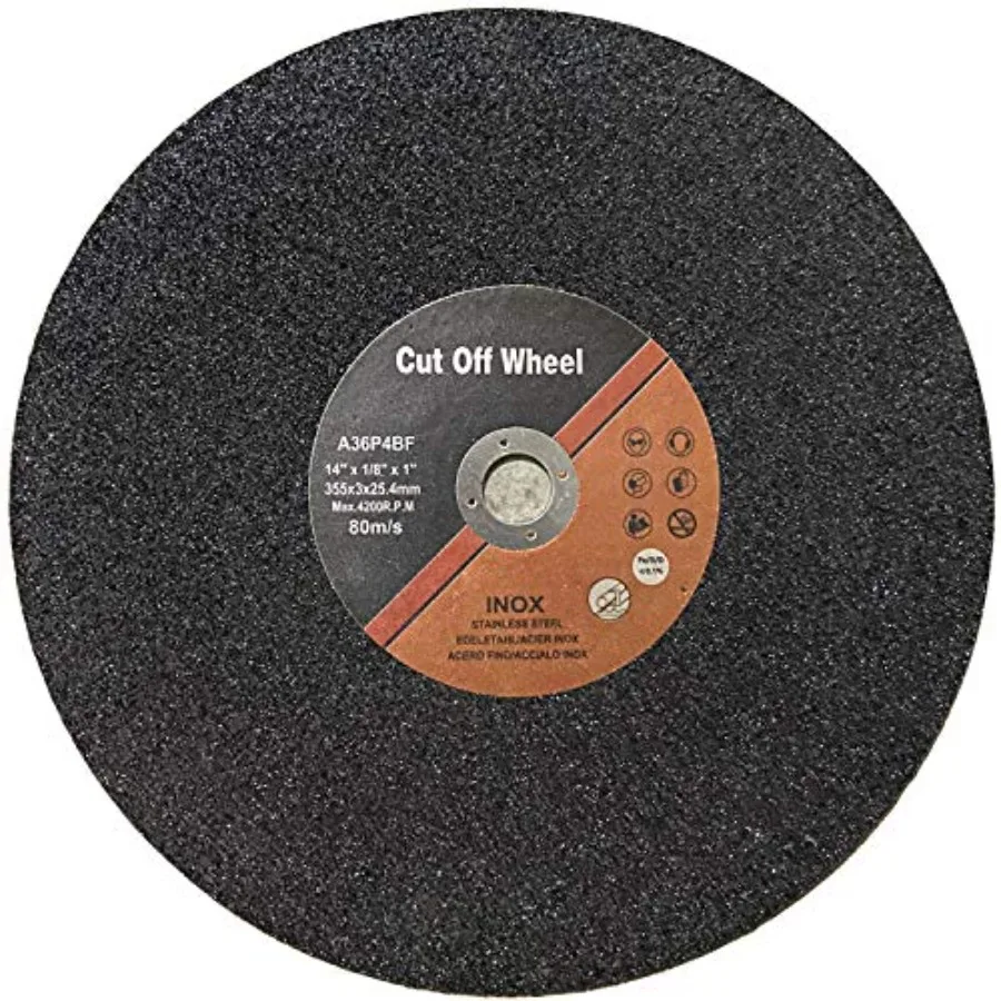 

14-Inch Cut-Off Wheel10-Pack 14 Inch Abrasive Cut Off Blades Metal Cutting Chop Saw Blades 14 Inches