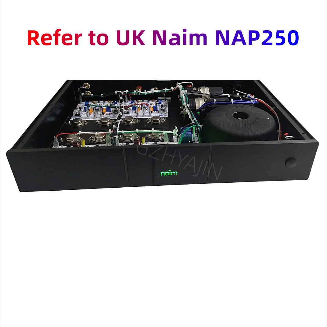 

Refer to UK Naim NAP250 Amplifier Dual Mono Design 90W*2 Detailed Sound Power Amplifier, better than NAP150 NAP200 and LM3886