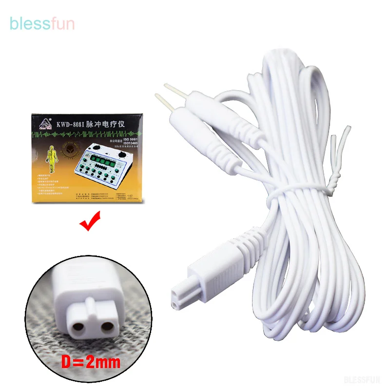 12Pcs/lot Electrode Pads Therapy Connect Cable Parts for Great Wall KWD-808I Kwd808-I Nerve Muscle Stimulator Machine