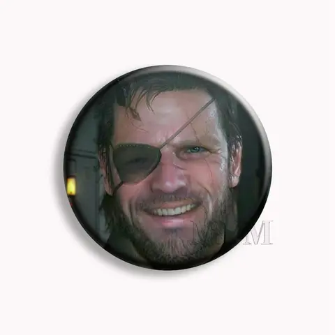 Metal Gear Solid Raiden Venom Snake Anime Knappnål Spelkaraktär Venom Katt Rolig Meme Brosch Badge Väskedekor Gamer Samla 8 best sales nålgift - №4