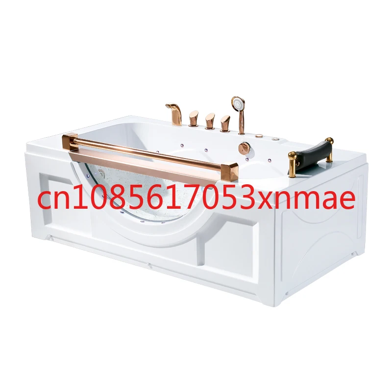 Hot Selling Family use air pump spa tub person acrylic Whirlpool Massage Bathtub with jet function