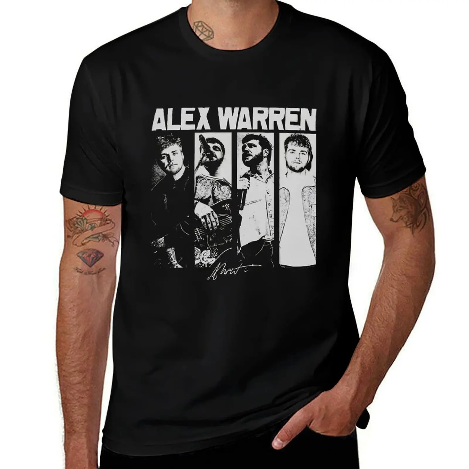 

Alex Warren Tour 2025 T-Shirt vintage oversized t shirt luxury designer mens white t shirts