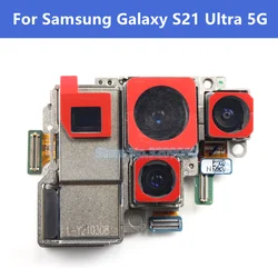 Rear Front Camera For Samsung Galaxy S21 Ultra 5G G998B G998U Frontal Selfie Back Backside Camera Module Spare Parts