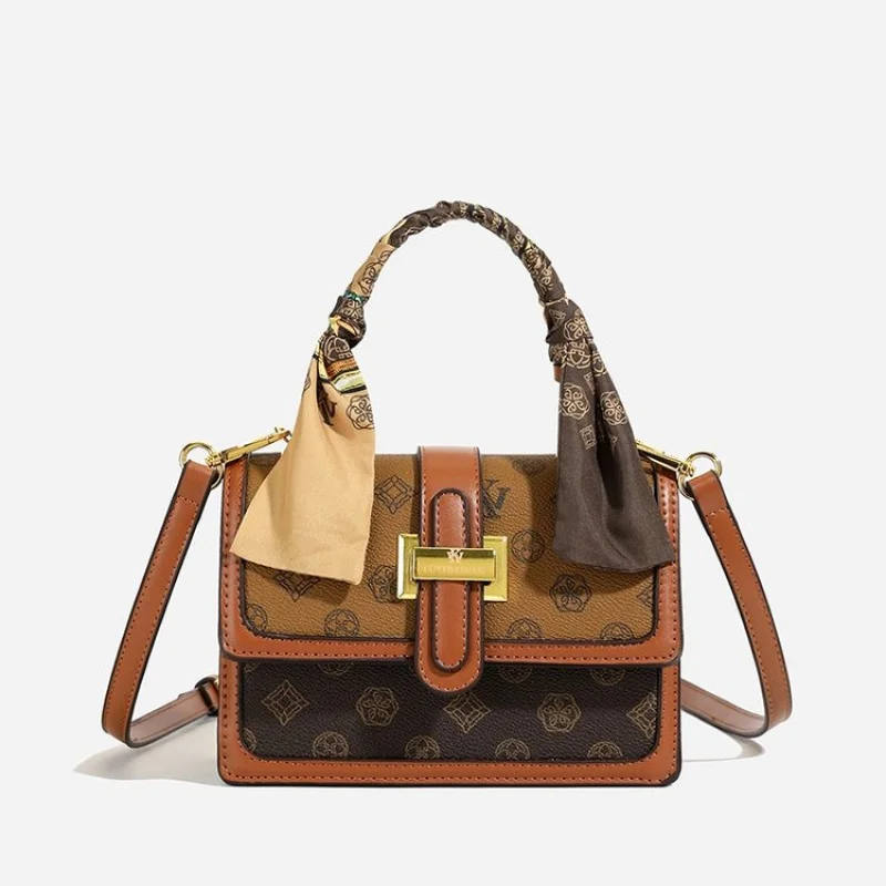 

Популярная классическая высококачественная кожаная женская сумка на плечо, роскошная брендовая элегантная модная дизайнерская винтажная пригородная сумка