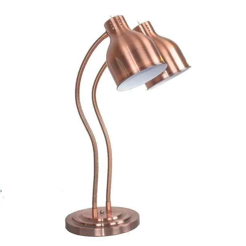 Double head buffet food insulation light food pizza display light hose light swing light heated barbecue Hotel Restaurant