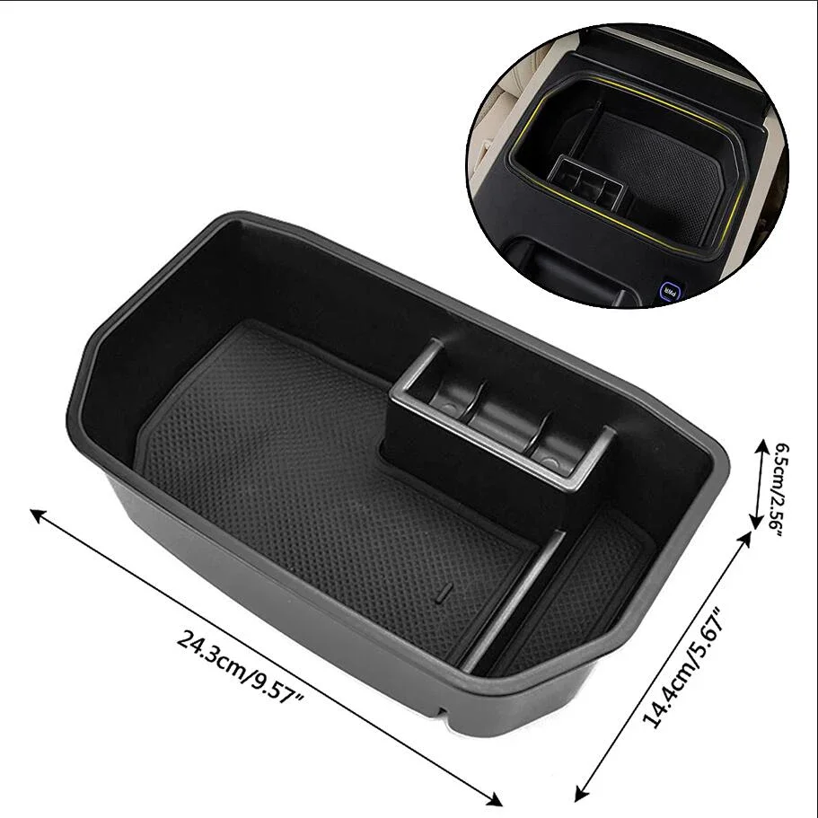 For Toyota Land Cruiser J200 Lc200 Lexus Lx570 2008-2022 Car Armrest Storage Box Center Console Organizer