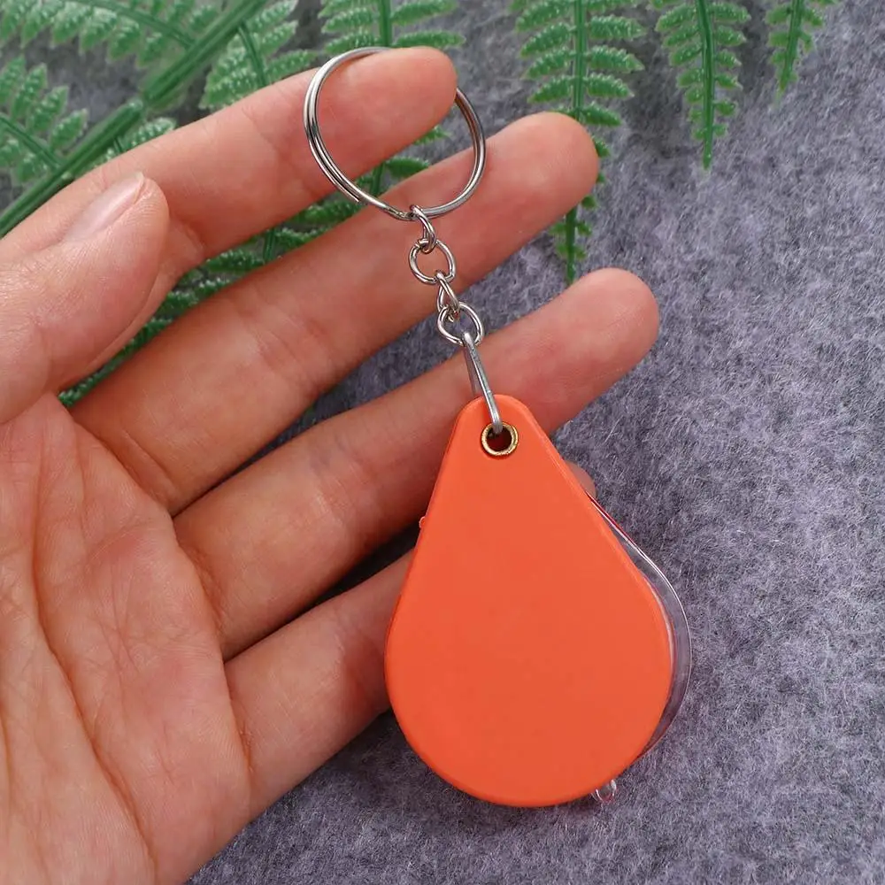 Portable Durable Key Ring Glass Lens Keychain Microscope Magnifier with Key Chain Folding Magnifier Magnifying Glass