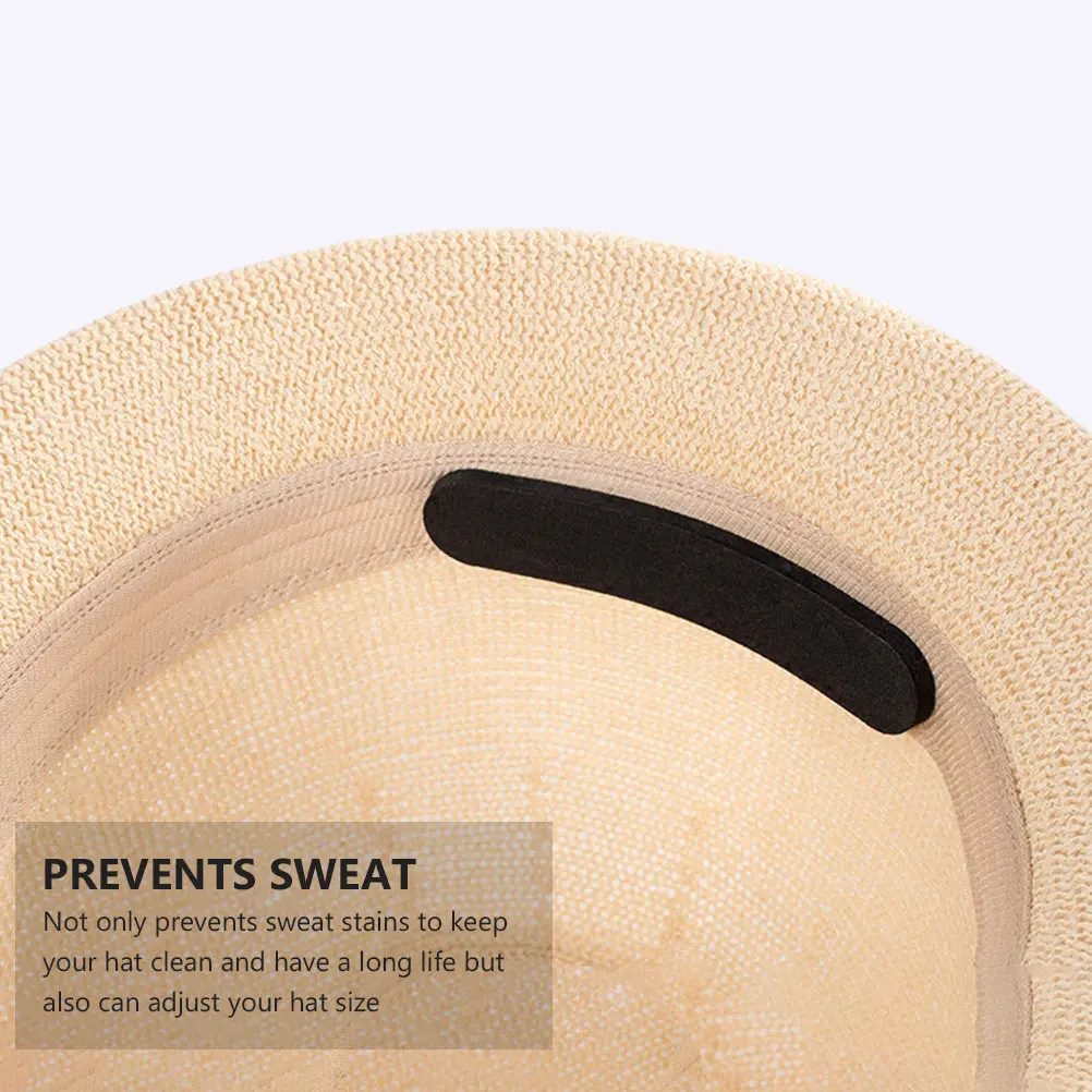48Pcs Hat Size Reducer Tape Eva Material Easy Stick Or Sew on Sweatband Prevents Sweat Stains Extends Hat Life Fits Fedoras