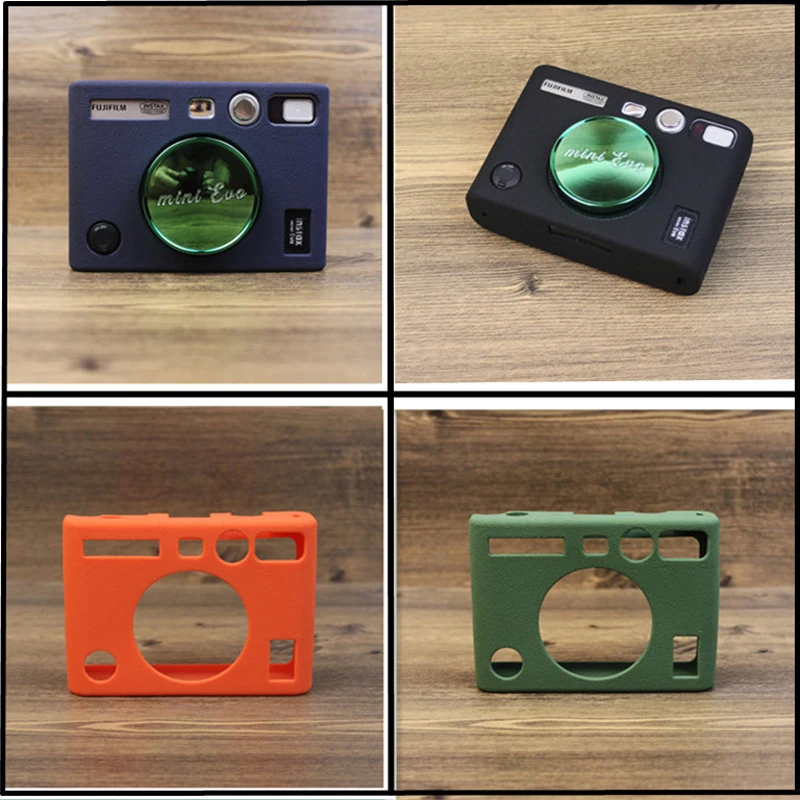 

Silicon Armor Case Body Cover Protector Frame Skin for Fujifilm instax mini EVO Instant Film Camera Shell Protective Video Bag