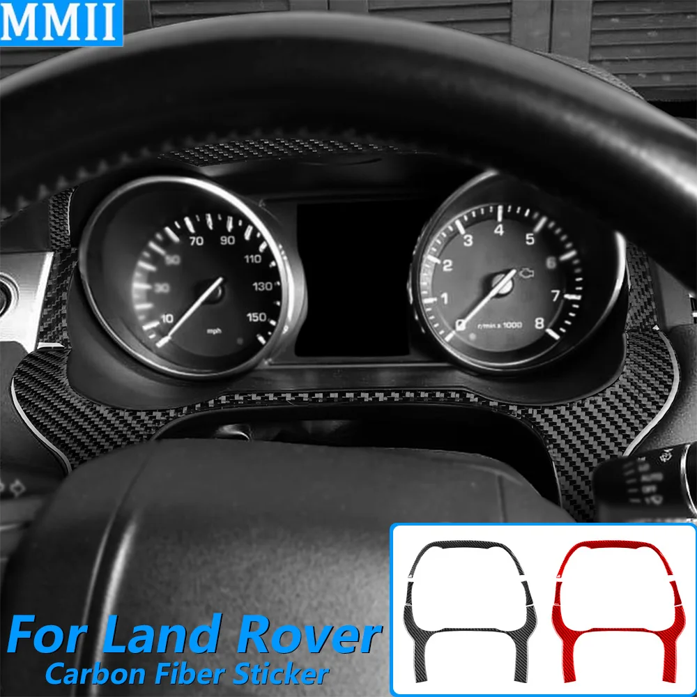 

Для Land Rover Range Rover Evoque 2012-2015: накладка на панель приборов из карбона, наклейка-аксессуар для автомобиля