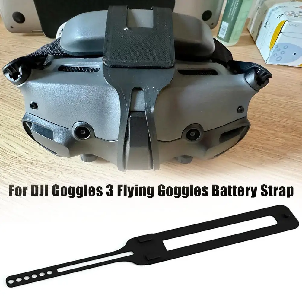 Flight Goggles Battery Strap for dji Goggles 3 for dji AVATA 2 Flying Goggles Battery Strap Soft Rubber 3D Printing Accesso L1J3