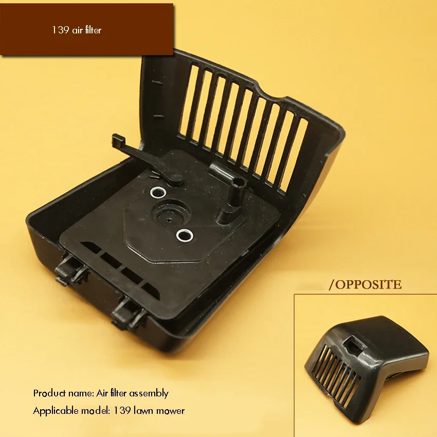 Air Filter Cover with Housing Kit Lawn Mower Air Filter for 139/40-5/140/139HS String Trimmer Brush Cutter Air Filter Assembly