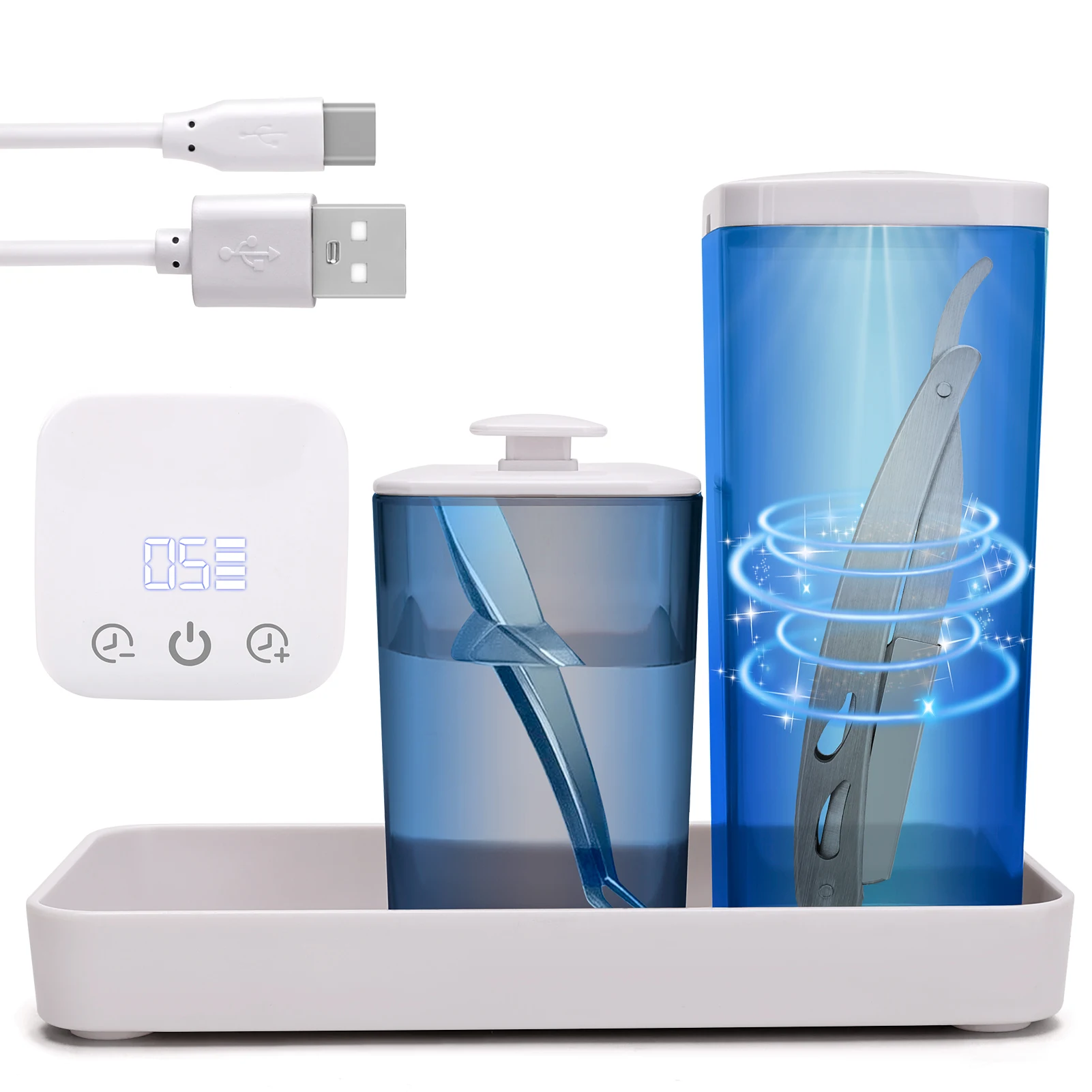 

Barber Disinfectant Jar Comb Sterilization Tank Glass Disinfecting Canister Nail Tool Hairdresser Supplie Salon Sterilize Bottle