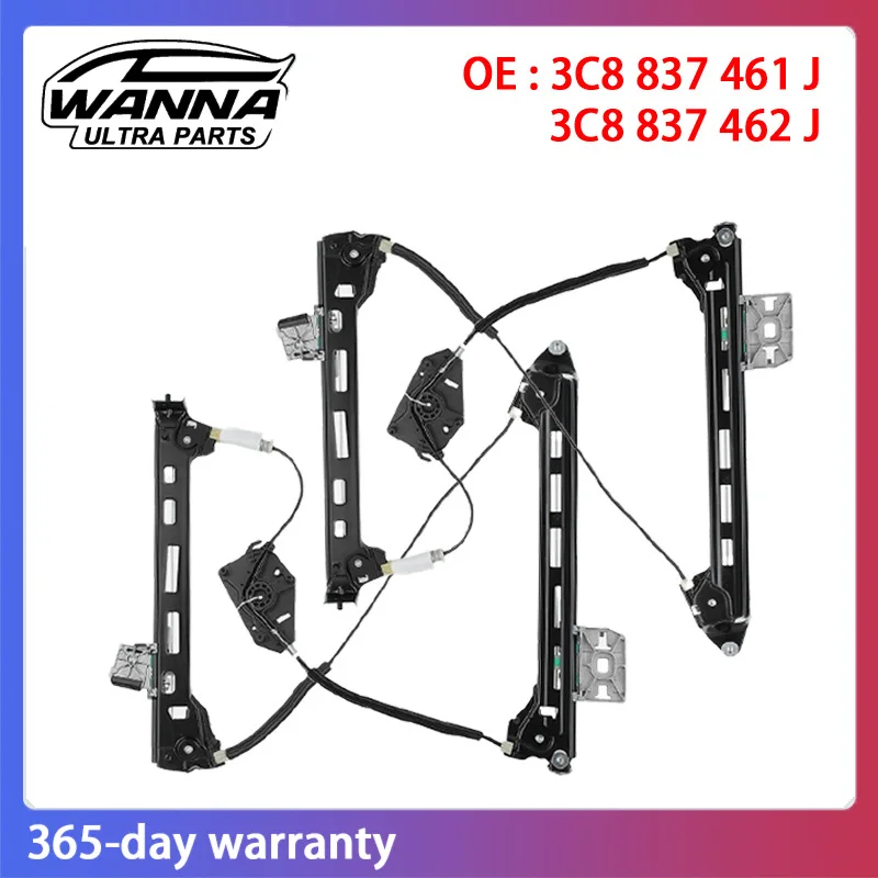 

OE Quality 3C8837461J 3C8837462J 35D837461 35D837462 Front Left Right Window Regulator for VW CC Passat 2010-2013 3C8 837 461 J