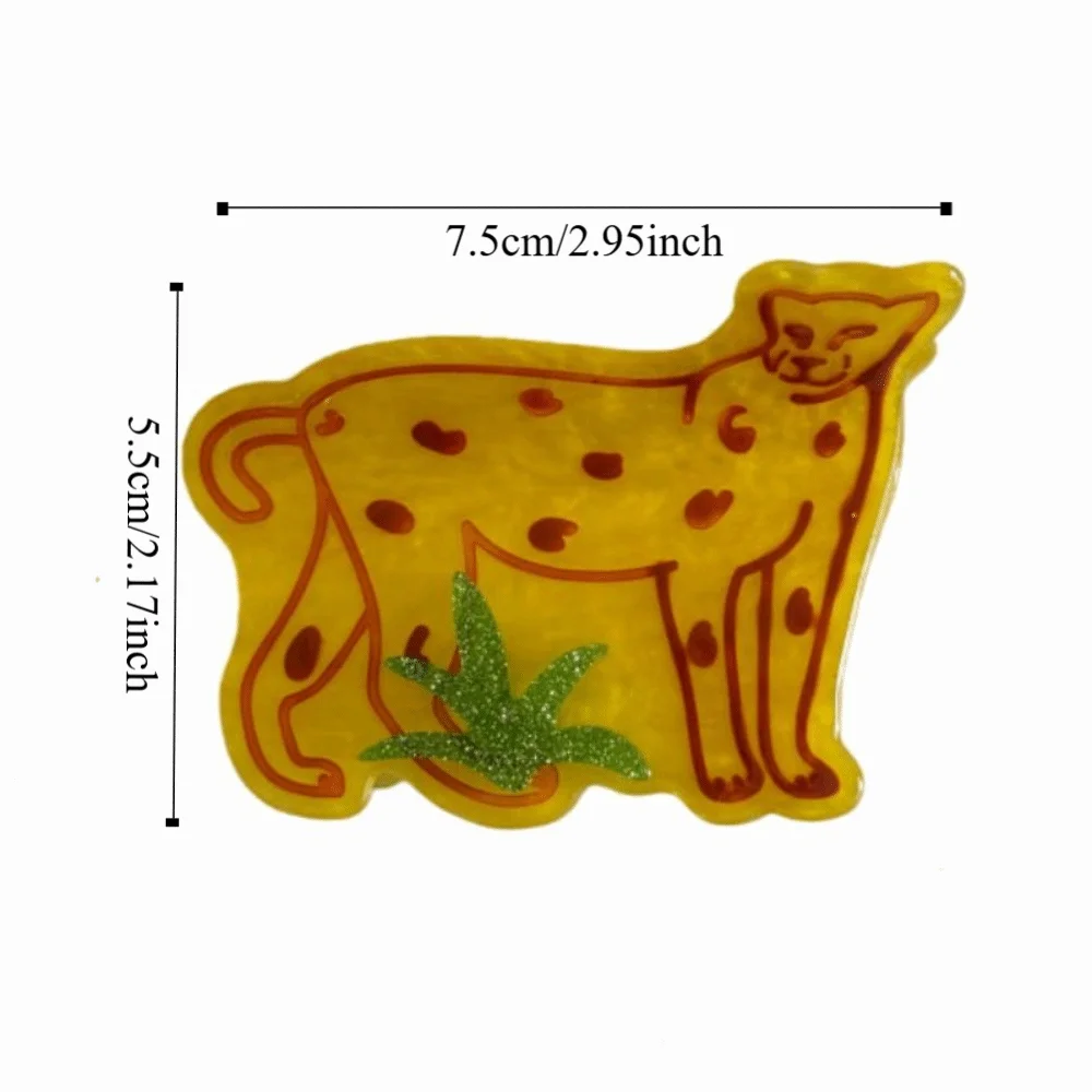 Stile coreano Cartoon Animale Artiglio dei capelli Farfalla Acrilico Dolce Clip di capelli Accessori per capelli Elefante Geometria Clip di squalo Femmina