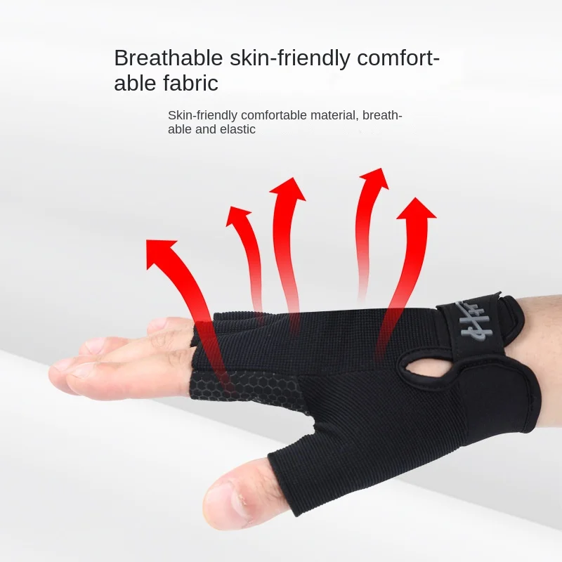 Gants De pêche unisexes, antidérapants, respirants, ultra-minces, étanches, demi-doigt, pour Camping, pêche à la carpe