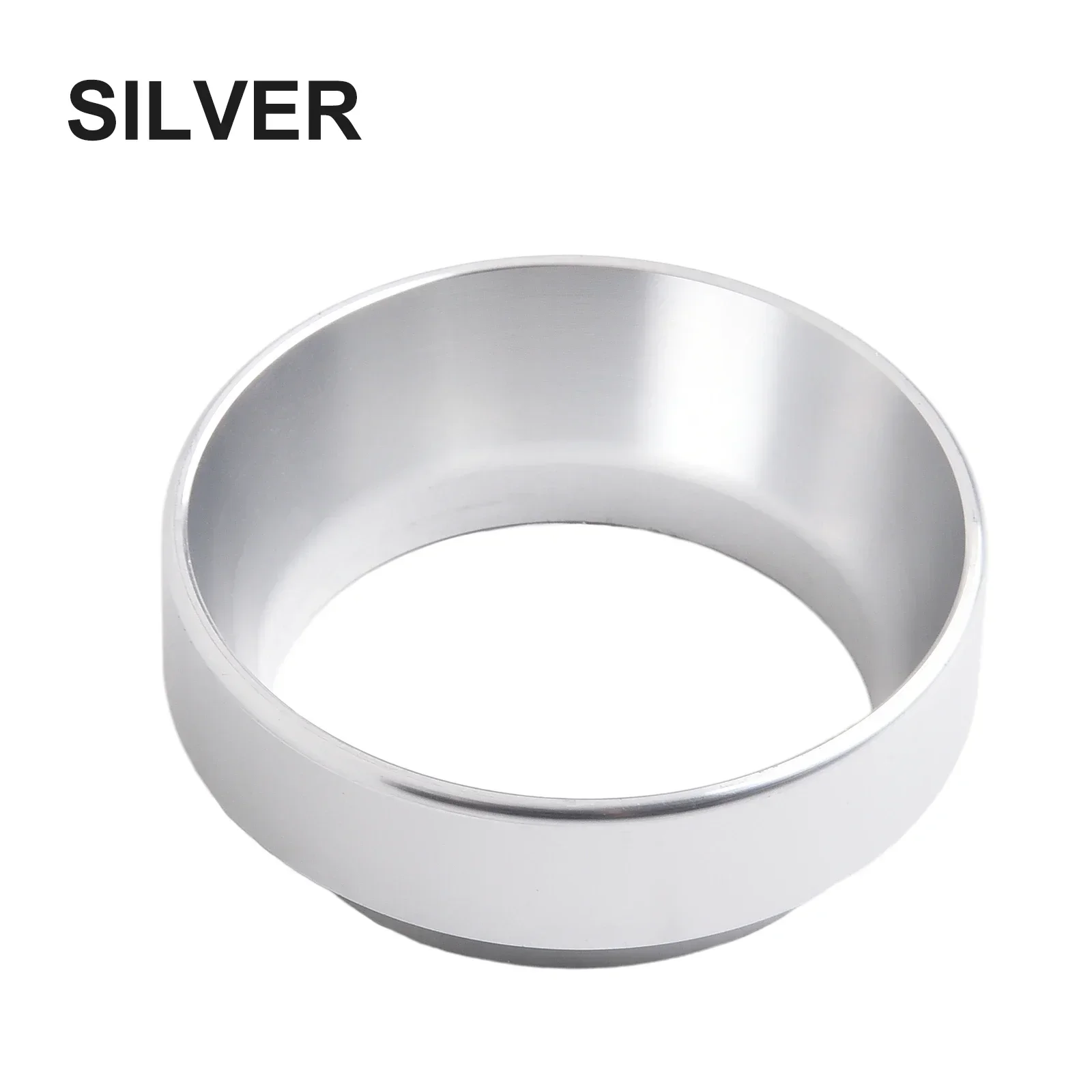 For Brewing Bowl Powder Coffee Dosing Ring Coffee Dosing Ring Kitchen Accessories Aluminum Material Silver Black Color