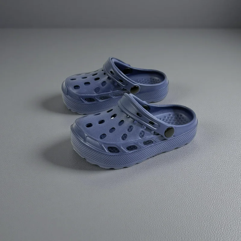 Adorable Kids Beach Shoes Lightweight Breathable Children Sandals Outdoor Learning Shoes Fashionable Simple EVA Clog Footwear image 5