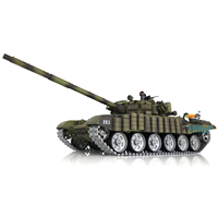 Pro Ver Heng Long T72 RC Battle Tank 1/16 RTR 7.0 Mainboard 3939 Armor Metal Tracks Wheel Wireless Tank Army Toucan Car TH20574