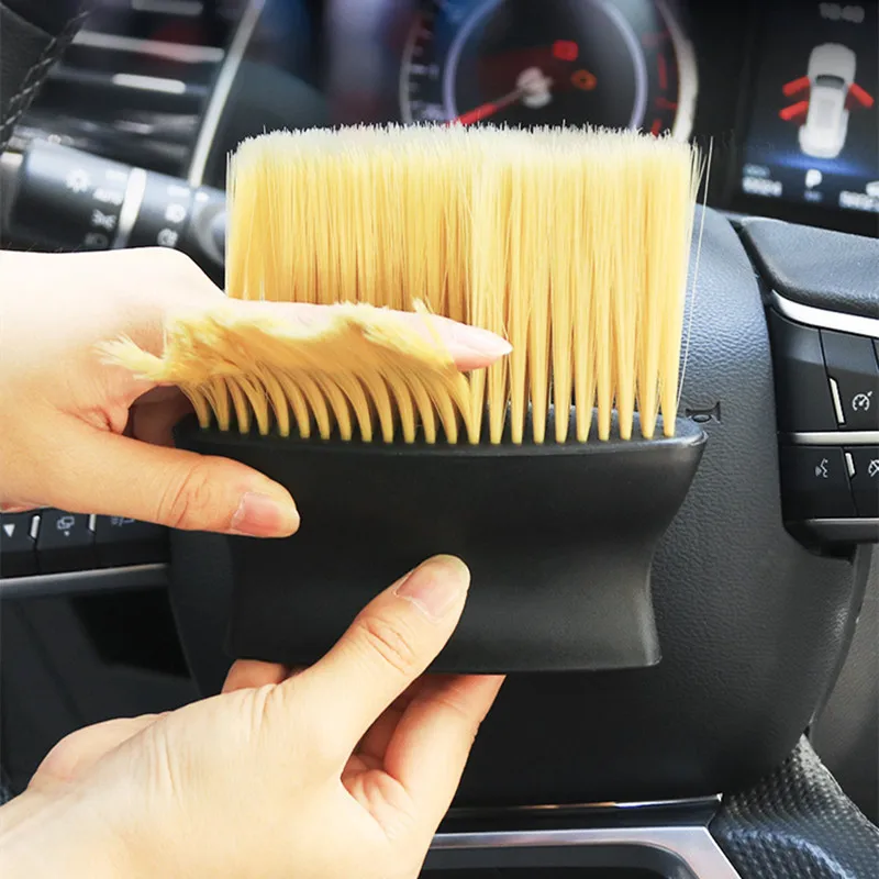 Car Air Outlet Cleaning Brush Dashboard Air Conditioner Detailing Dust Sweeping Tools Auto Interior Home Office Duster Brushes