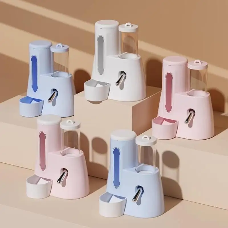 2In1 الهامستر المغذية و سقي سعة كبيرة مانعة للتسرب المغذية التلقائية الغذاء موزع مياه مانعة للتسرب الغذاء تغذية الإمدادات