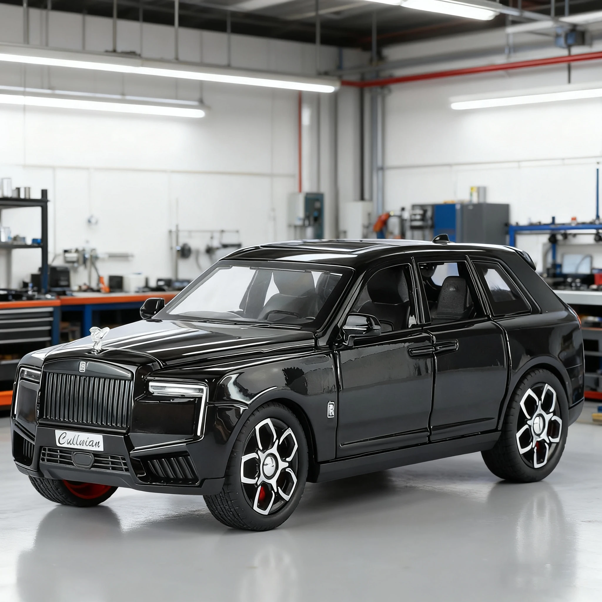1:32 Rolls-Royce Cullinan SUV Alloy Model Car Toy Diecasts Metal Casting Pull Back Sound and Light Car Toys For Children Vehicle