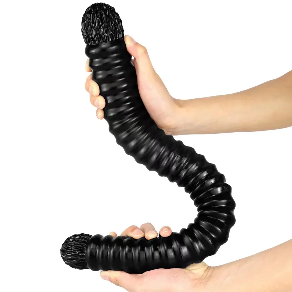 Huge Double Dildo Stimulate Vagina Anal Plug Long Butt Plug Sex Toys For Women Men Big Phallus Prostate Massager Sex Products 18