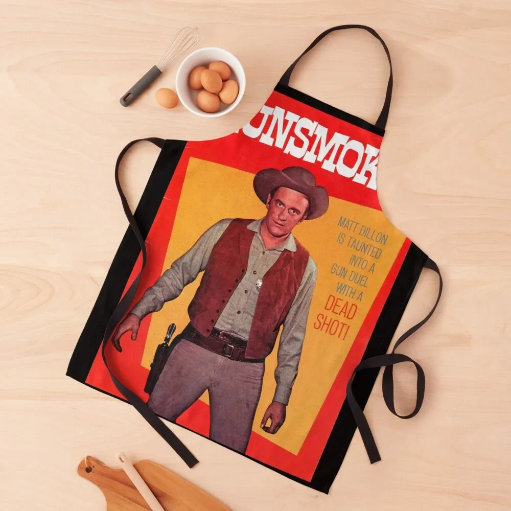 

Gunsmoke Matt Dillon Dead Shot Apron kitchen item Men gift Kitchen on the wall For Women Apron