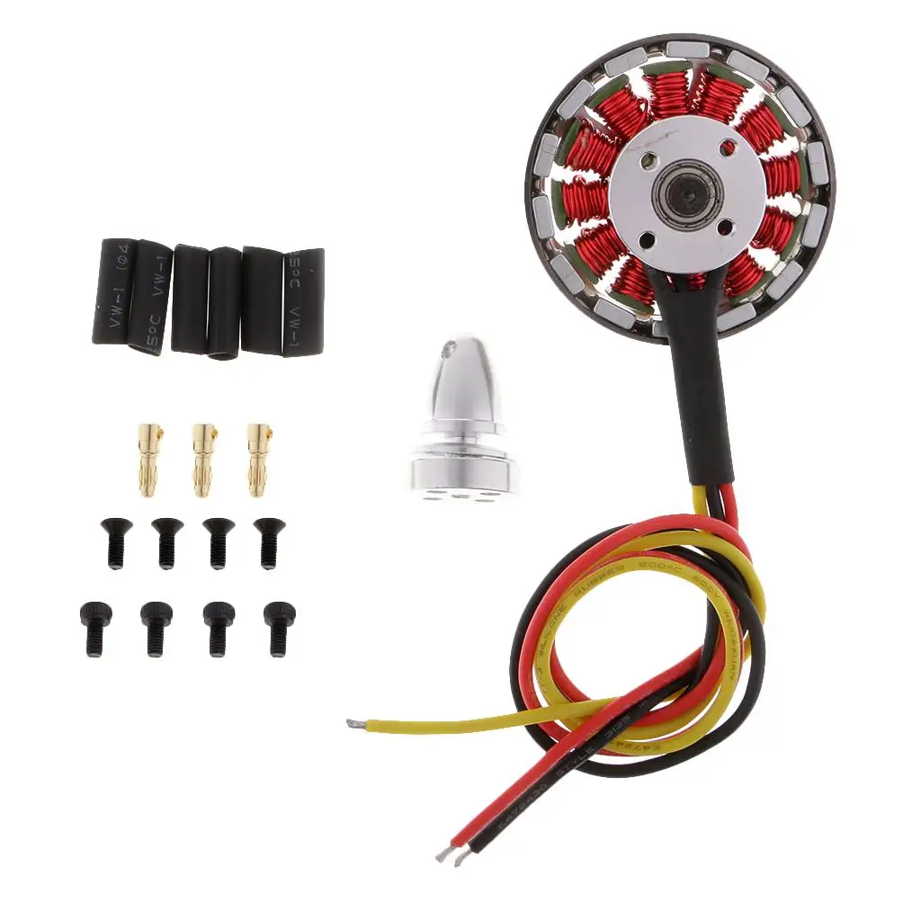 5010 750KV High Precision Alloy Brushless Motor RC Drone Motor for DIY FPV Quadcopter and RC Airplane Aircraft Use
