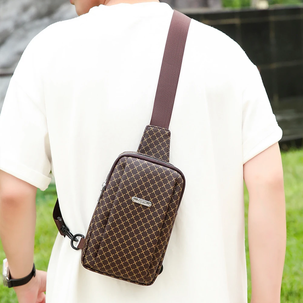 กระเป๋าสะพายไหล่ผู้ชาย, กระเป๋าสะพายข้าง, กระเป๋าถือน้ำหนักเบาแบบลำลองความจุขนาดใหญ่, กระเป๋าเป้สะพายหลังสำหรับเดินทางสำหรับโทรศัพท์มือถือ