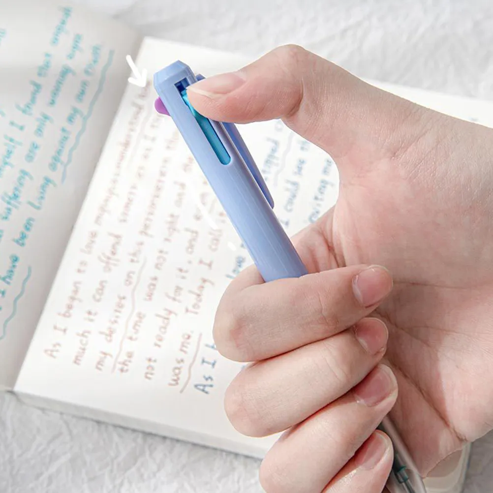 

Набор из 5 шариковых ручек с кнопочным механизмом, яркие цвета, быстросохнущие чернила, тонкий наконечник, для ежедневного использования, для студентов и офиса