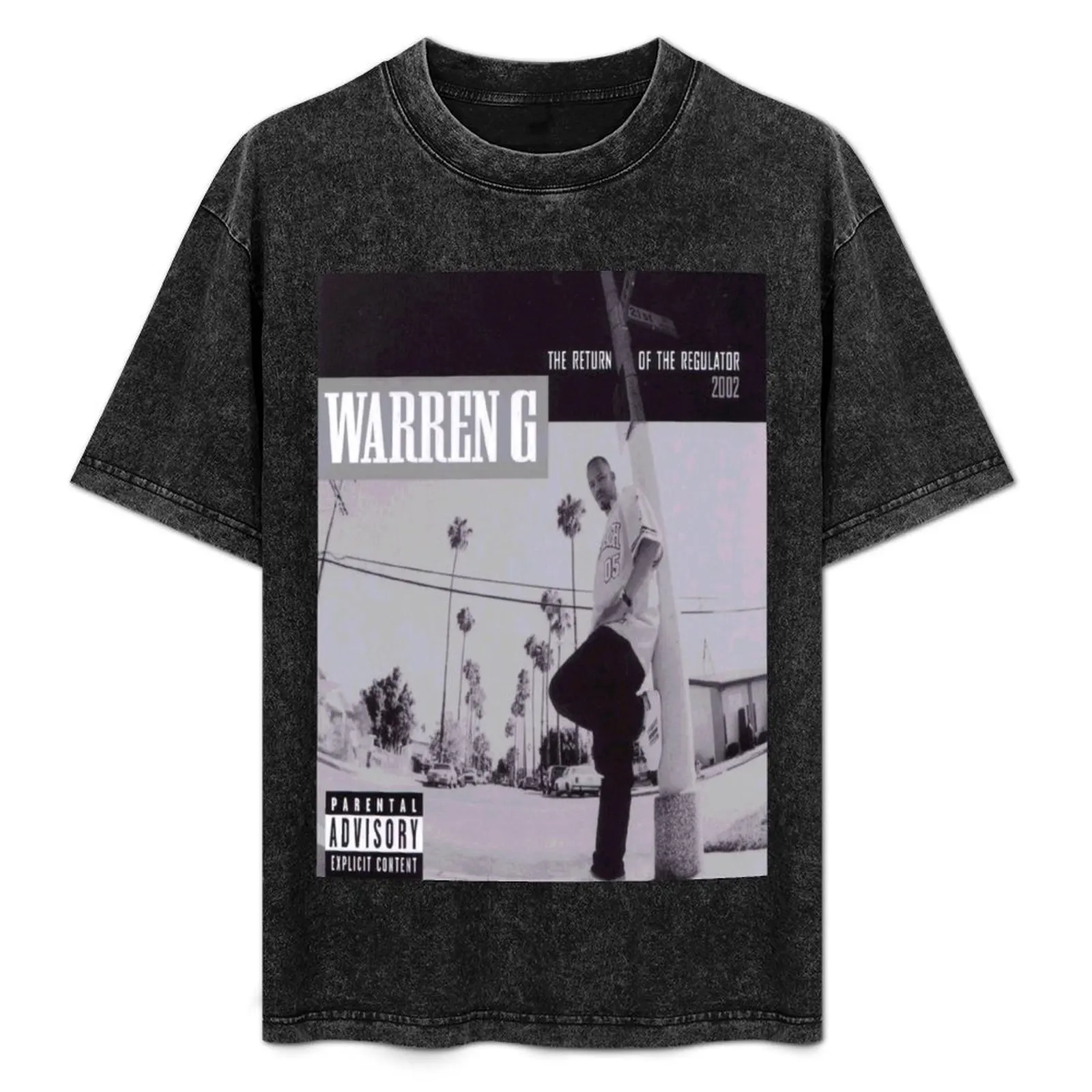 

Warren G 'Return of the Regulator' Design T-Shirt blanks basketball graphic tees street wear men graphic t shirts