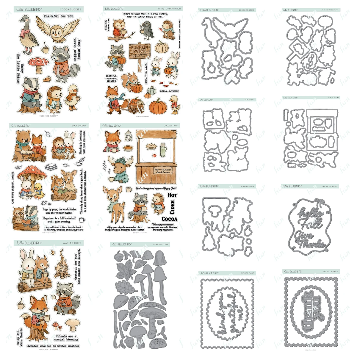 

Warm & Cozy Metal Cutting Dies and Silicone Stamps Stencil DIY Scrapbooking Paper Handmade Album Stamp Die Sheets Greeting Card