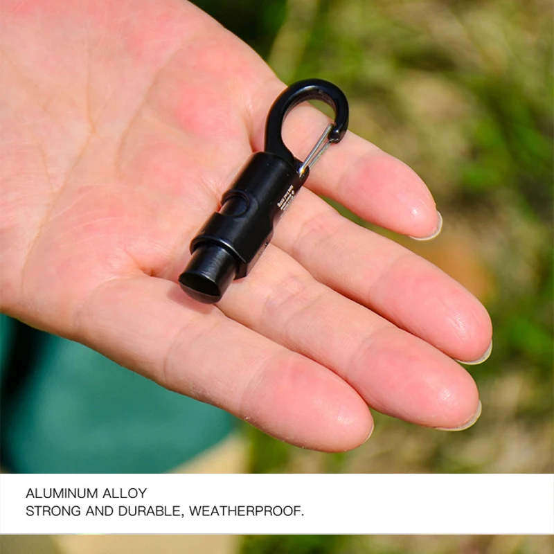Aluminum Tent Rope Buckle Hook Camping Light Hanger Clip Multifunctional Guy Line Hook Camping Gear Tent Accessory Cord Clamp