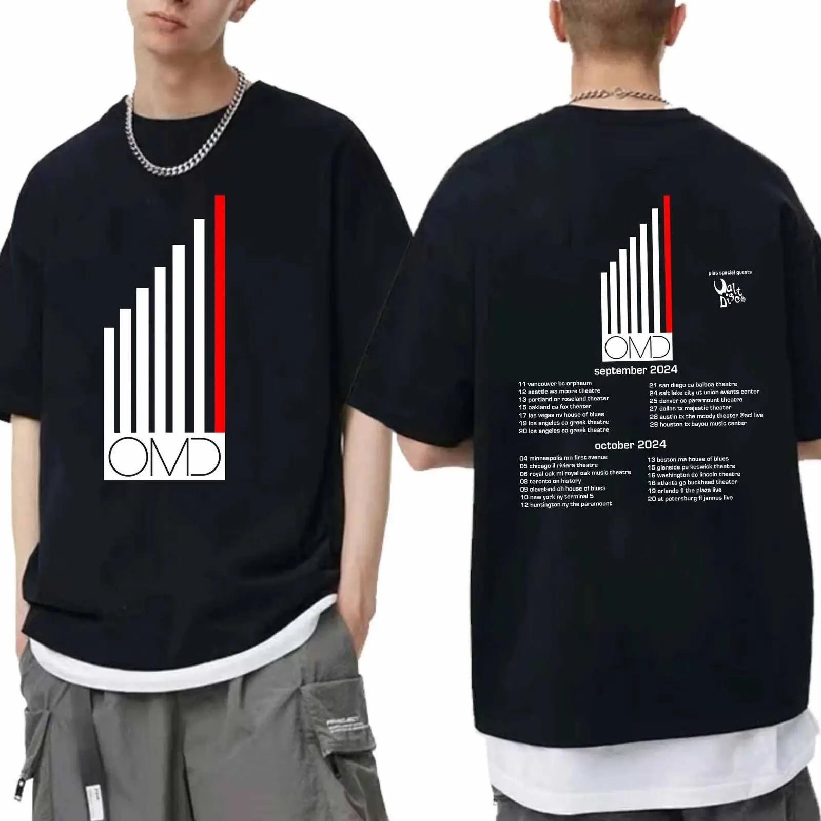 OMD - North American Bauhaus Staircase Tour 2024 Shirt  Orchestral Manoeuvres in