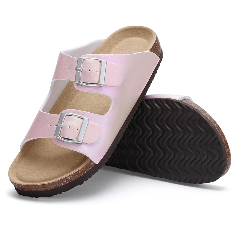 Sandalias Bebealy Mujer, Doble Hebilla De Metal, Para Interiores, Exteriores Y Playa, Cómodas Para Verano_voghion.com
